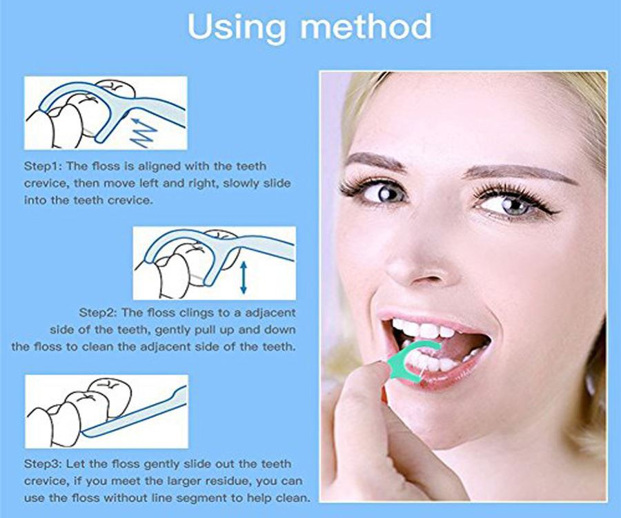 how to use bamboo floss picks 