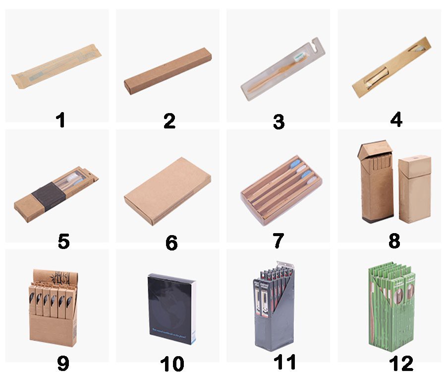 bamboo toothbrushes package